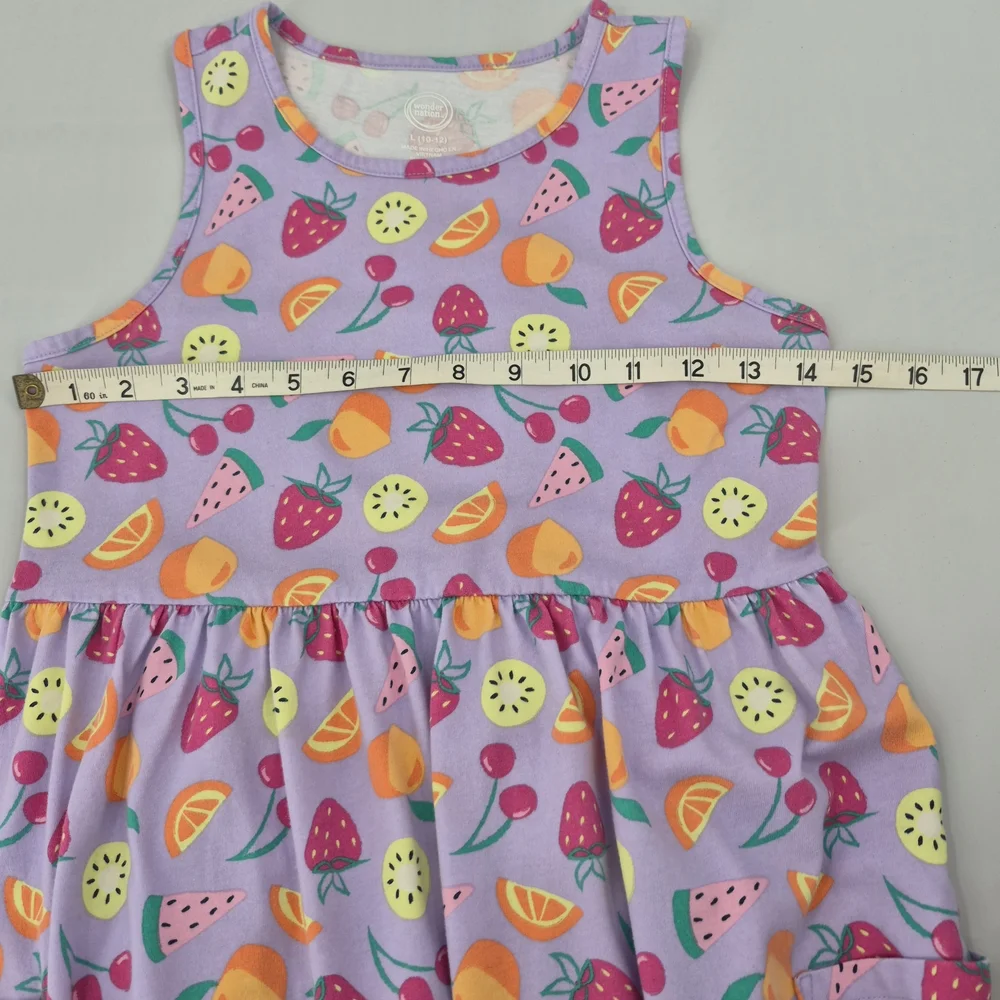 Girls Summer Dresses Size 10-12 Lot Lands End Wonder Nation BCBG Girls Colorful - Picture 8 of 14